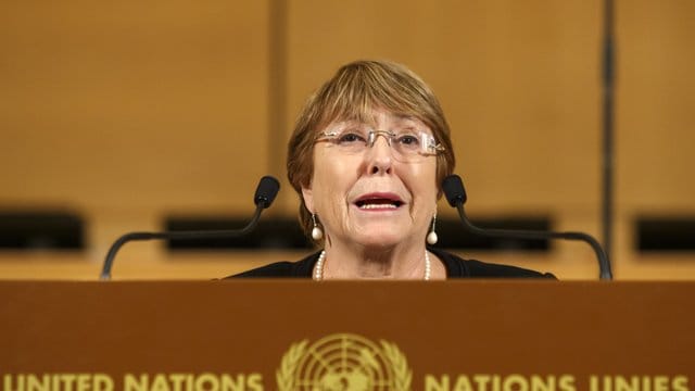 Michelle Bachelet, Hohe Kommissarin der Vereinten Nationen für Menschenrechte, einen Besuch in Venezuela. Michelle Bachelet, Hohe Kommissarin der Vereinten Nationen für Menschenrechte, einen Besuch in Venezuela.