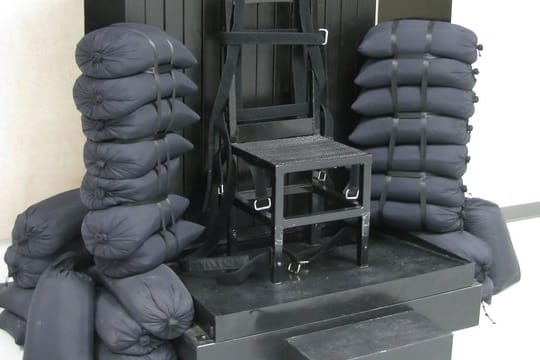 Im Jahr 2010 wurde dieser Stuhl im US-Bundesstaat Utah noch für Erschießungen genutzt.