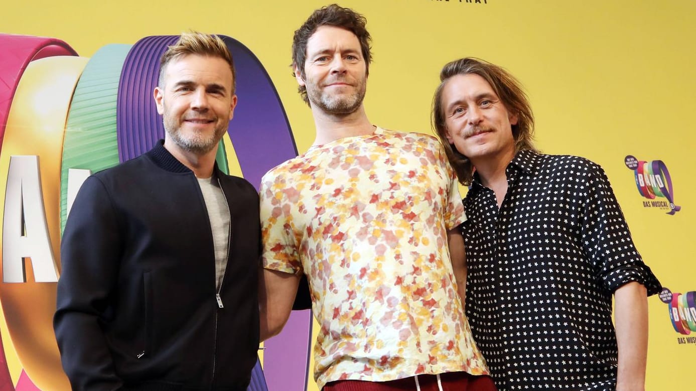 Take That: Gary Barlow, Howard Donald und Mark Owen (v.l.).