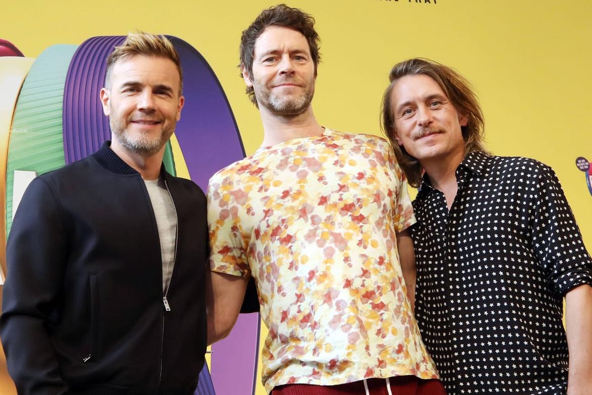 Take That: Gary Barlow, Howard Donald und Mark Owen (v.l.).