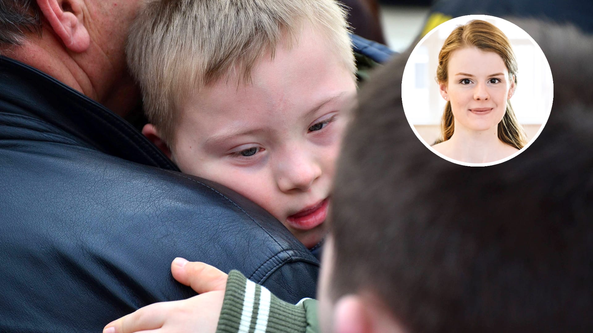 Ein Kind mit Down-Syndrom auf einer Demonstration: CDU-Politiker Jenna Behrends hält die Botschaft hinter den Test für gefährlich.