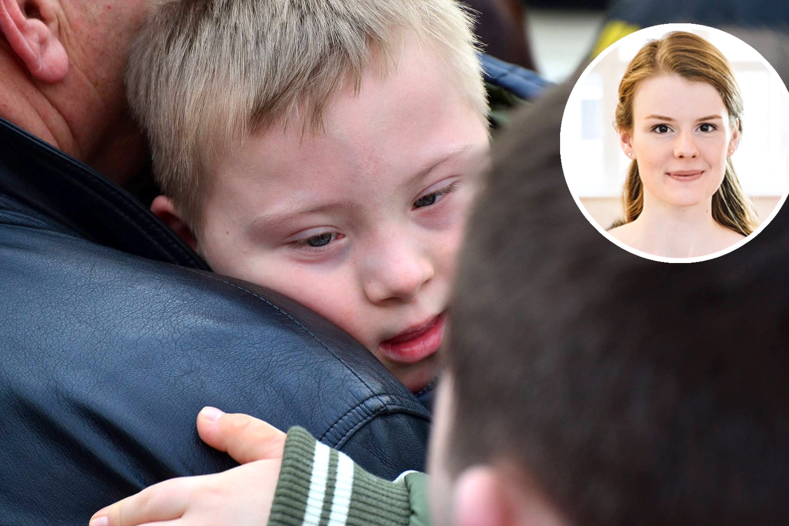 Ein Kind mit Down-Syndrom auf einer Demonstration: CDU-Politiker Jenna Behrends hält die Botschaft hinter den Test für gefährlich.