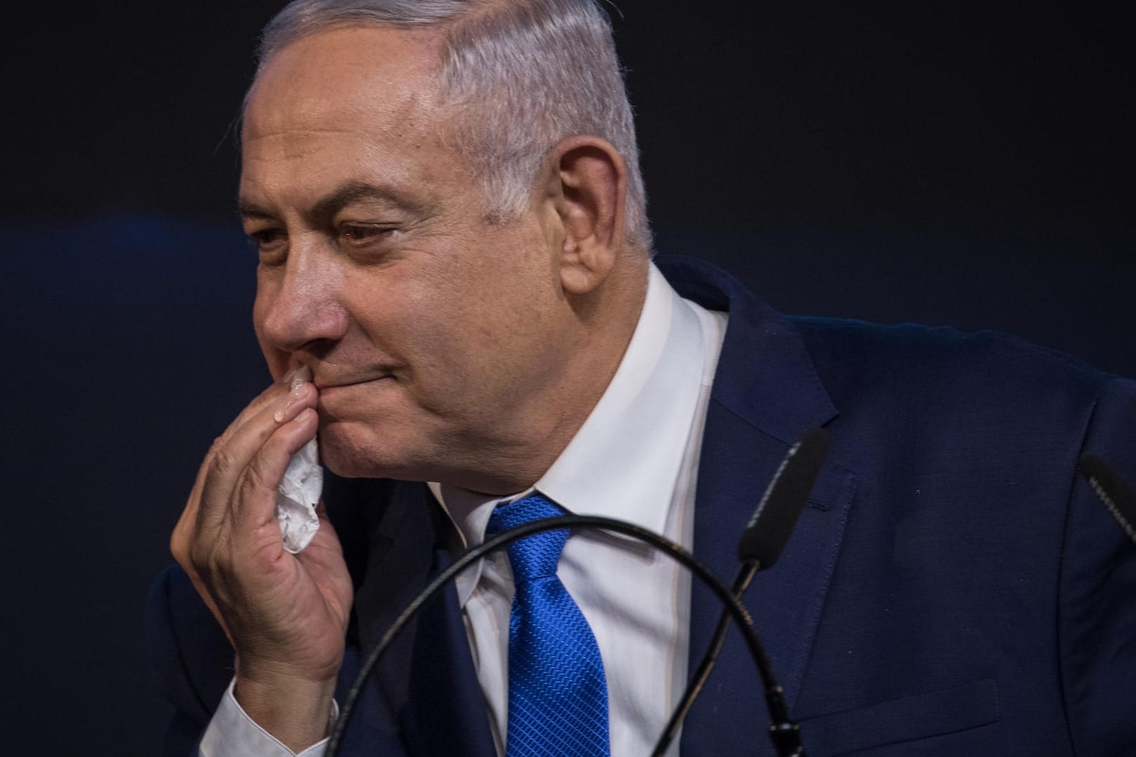 Benjamin Netanjahu alter und vermutlich auch neuer Premierminister von Israel: Seine Likud-Partei holte gemeinsam mit anderen rechten Parteien bei der Wahl eine Mehrheit von rund 65 der 120 Parlamentssitze.