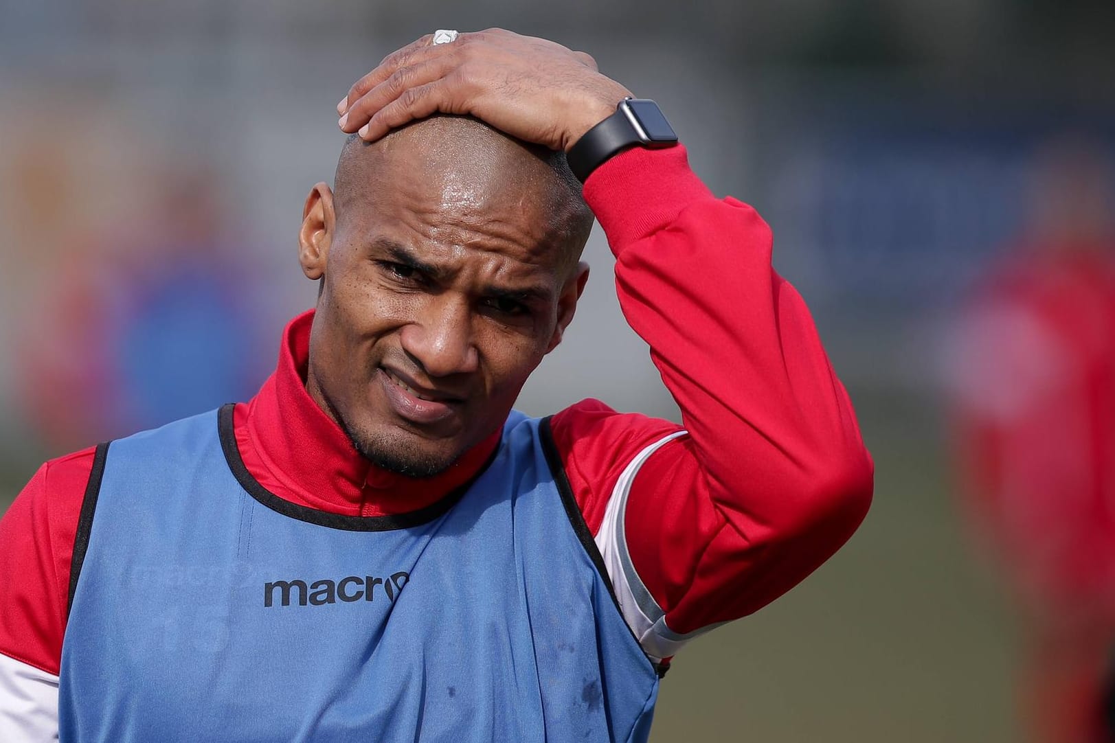 Florent Malouda, hier bei seiner letzten Station als Spieler für den Luxemburger Klub FC Differdingen im März 2018, hat eine kuriose Kündigung erhalten.