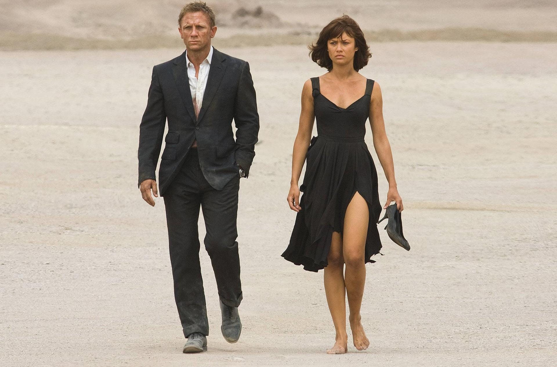 Daniel Craig und Olga Kurylenko in "James Bond – Ein Quantum Trost".