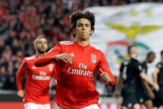 Benficas Joao Felix bejubelt seinen ersten von insgesamt drei Toren.
