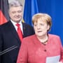 Poroschenko in Berlin - Merkel: Stehen weiter fest an der Seite der Ukraine