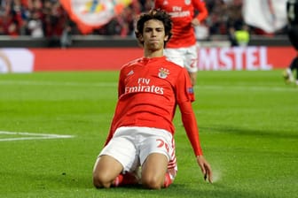 Traf gleich drei Mal: Der erst 19-jährige Joao Felix von Benfica Lissabon besiegte die SGE fast im Alleingang.