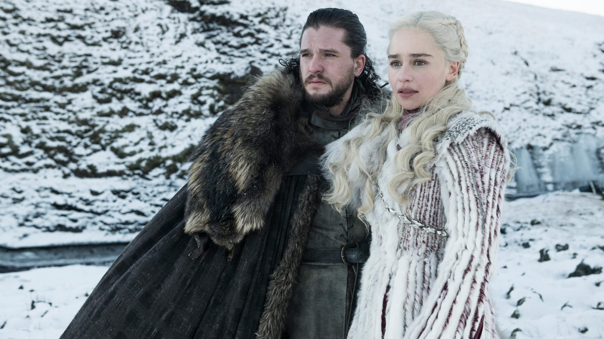 Kit Harington als Jon Schnee und Emilia Clarke Daenerys Targaryen: Am 14. April starten die achte Staffel von "Games of Thrones".