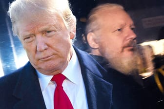 Donald Trump und Julian Assange: Ein Verhältnis mit so mancher Wendung.