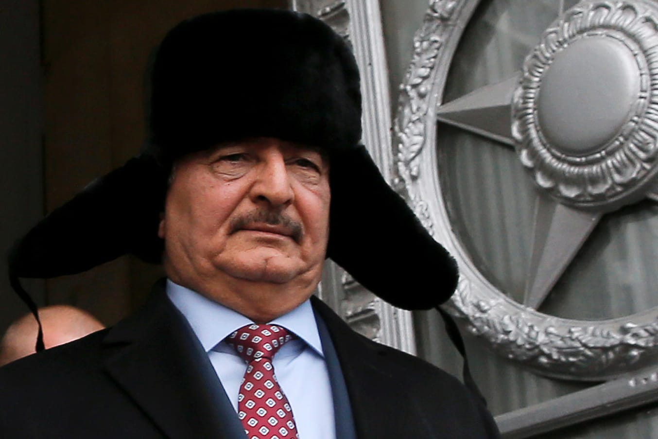 Häufiger Gast in Moskau: General Chalifa Haftar nach einem Treffen mit Russlands Außenminister Sergei Lawrow im November 2016.