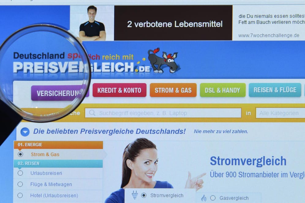Fokus auf Preisvergleich.de: Das Kartellamt warnt Verbraucher vor Tücken auf Vergleichsportalen. (Symbolbild)