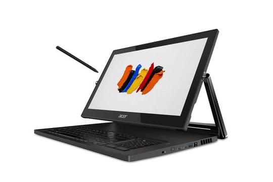 Frei drehen und verstellen lässt sich das Display bei Acers neuem Concept D9.