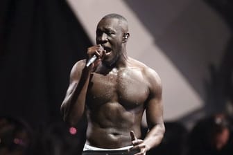 Stormzy, Grime-Rapper aus Großbritannien, bei den Brit Awards 2018.