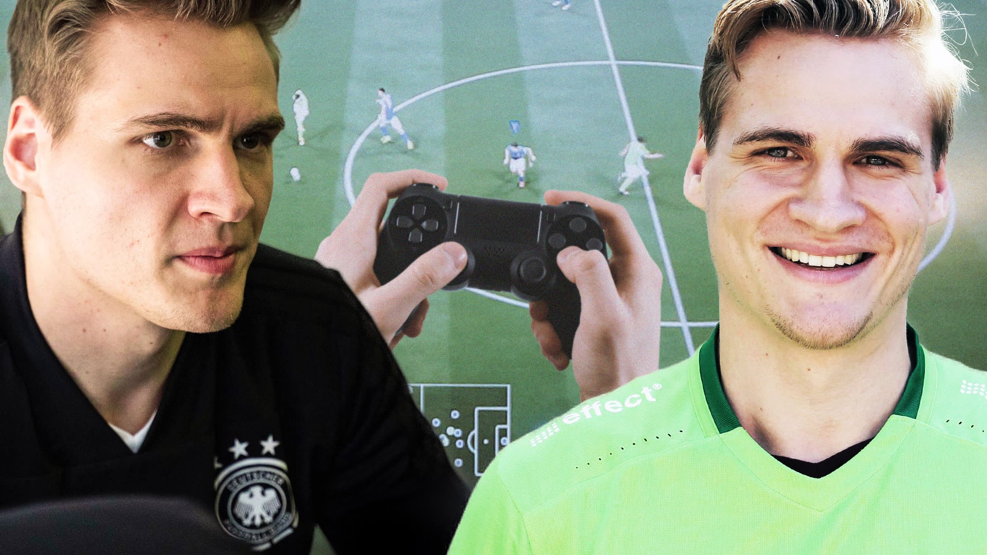 Spieler und Coach: Normalerweise zockt Benedikt Saltzer als "SaLz0r" in der Virtual Bundesliga für den VfL Wolfsburg. Während des eNations Cup arbeitet er aber auch als Bundestrainer.