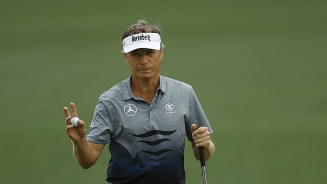 In Augusta auf Kurs: Bernhard Langer.