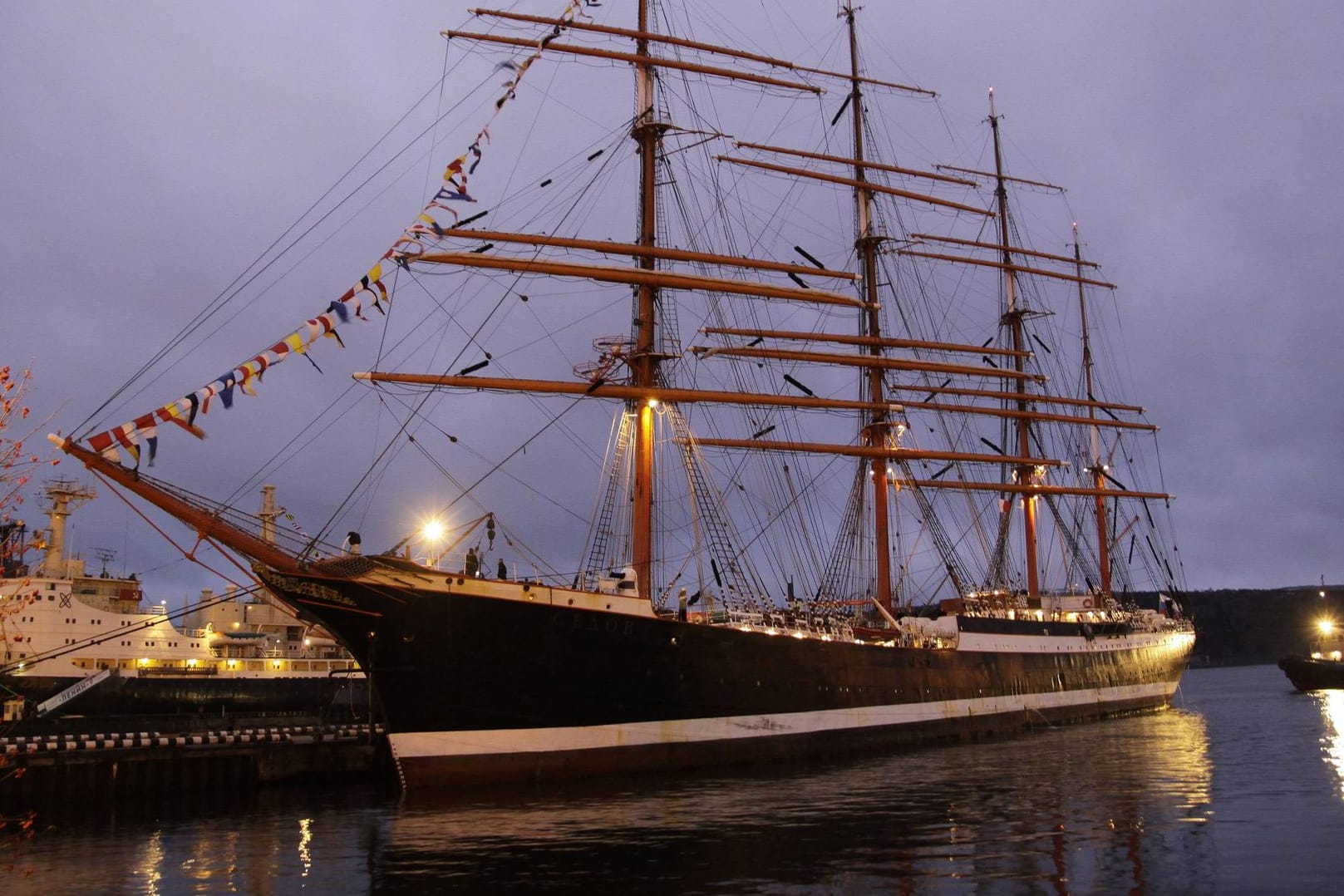 Die STS Sedov kehrt nach einer Übung zurück (Archivbild): Der Vorfall ereignete sich wenige Tage vor einem Besuch der estnischen Präsidentin in Moskau.