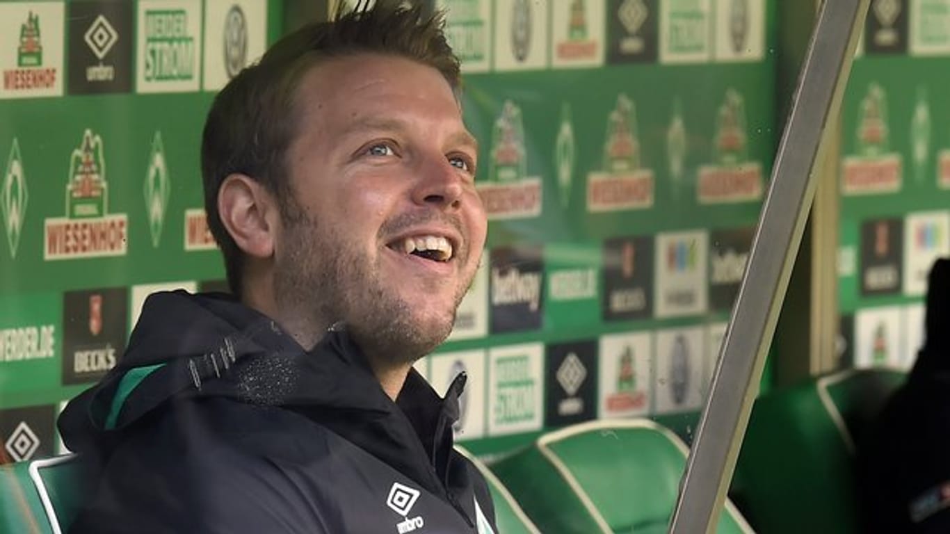 Werders Trainer Florian Kohfeldt ist optimistisch, dass Kruse in Bremen verlängert.