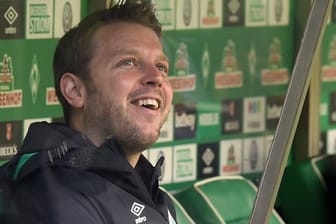 Werders Trainer Florian Kohfeldt ist optimistisch, dass Kruse in Bremen verlängert.