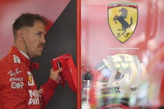 Sebastian Vettel vom Team Ferrari.