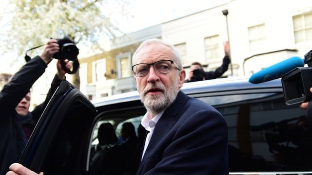 Labour-Chef Jeremy Corbyn in London.