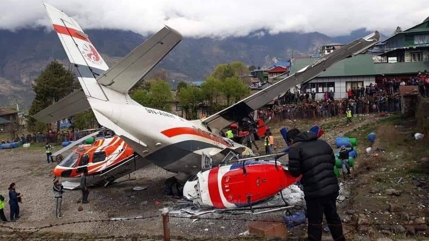 Unglücksstelle: Der Flughafen in der Nähe des Mount Everest wird bisweilen als der gefährlichste der Welt bezeichnet.