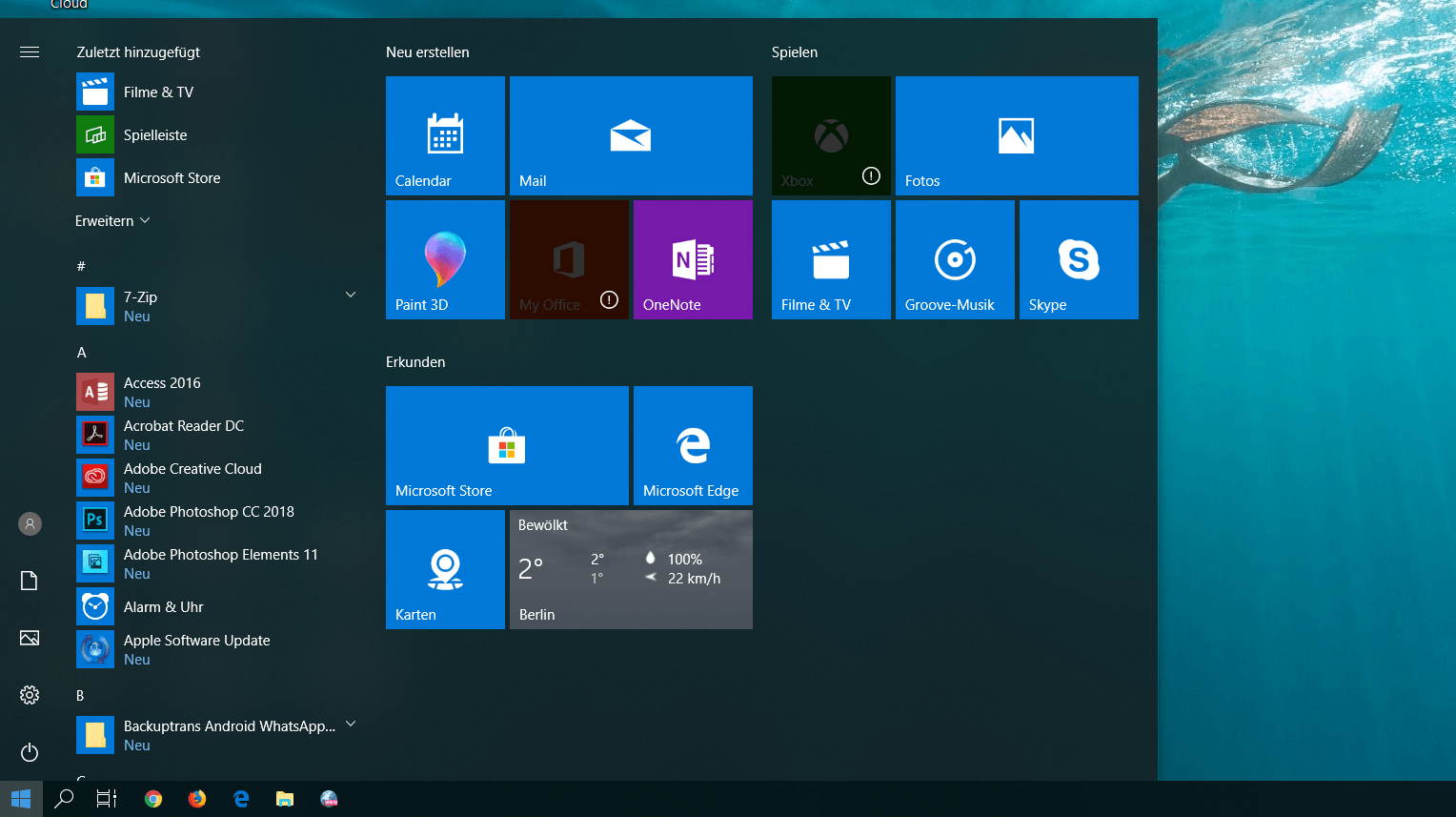 Ein Screenshot von Windows 10 (Symbolbild): Mit dem Windows-Insider-Programm bekommen Sie vorab Zugriff auf die kommende Version.