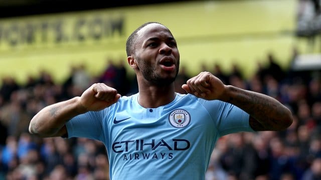 Doppelpacker Raheem Sterling.