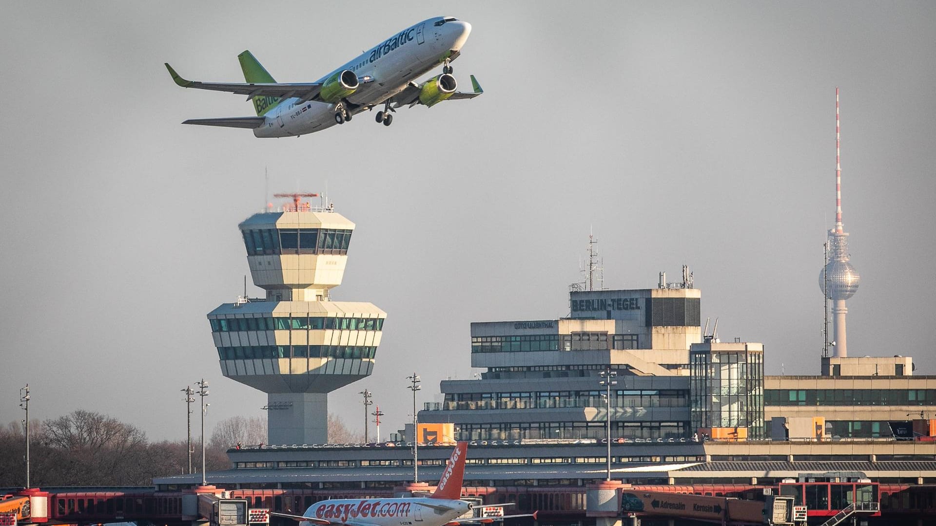 Der Flughafen Berlin-Tegel.