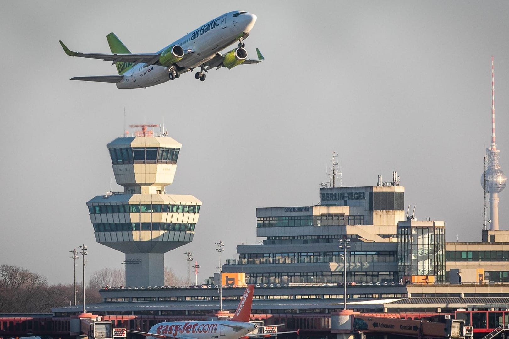 Der Flughafen Berlin-Tegel.