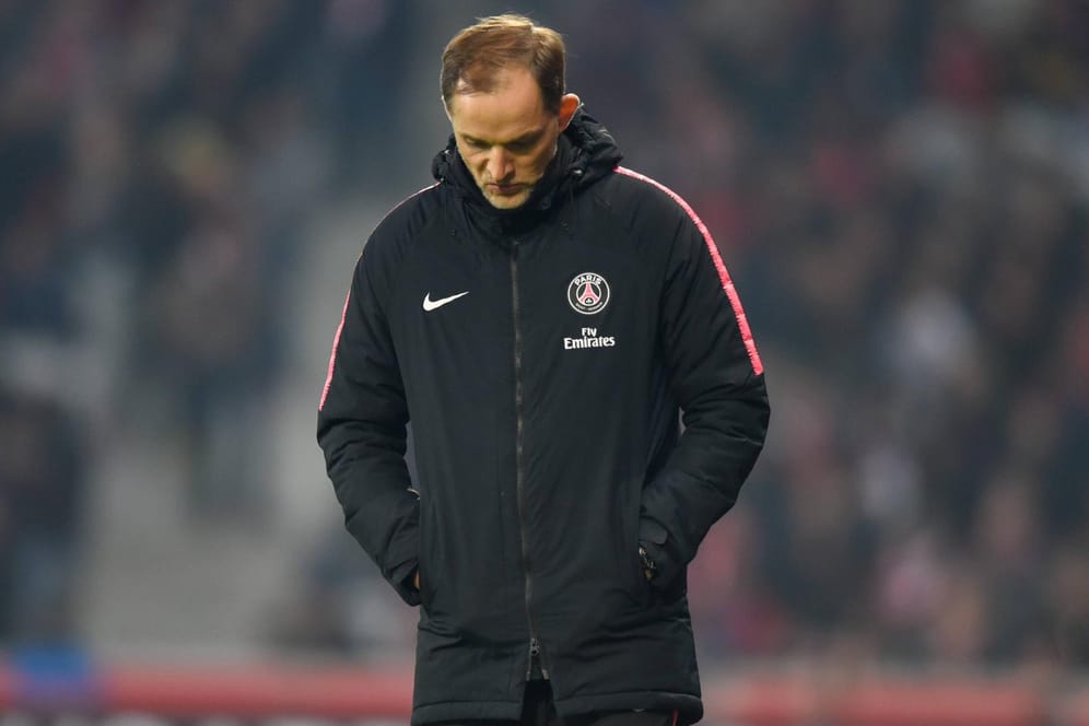 Thomas Tuchel: Paris St. Germain muss weiter auf die erfolgreiche Titelverteidigung in der Ligue 1 warten.