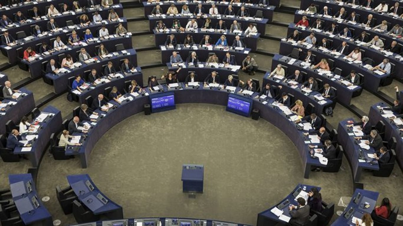 Abstimmung im Europäischen Parlament in Straßburg.