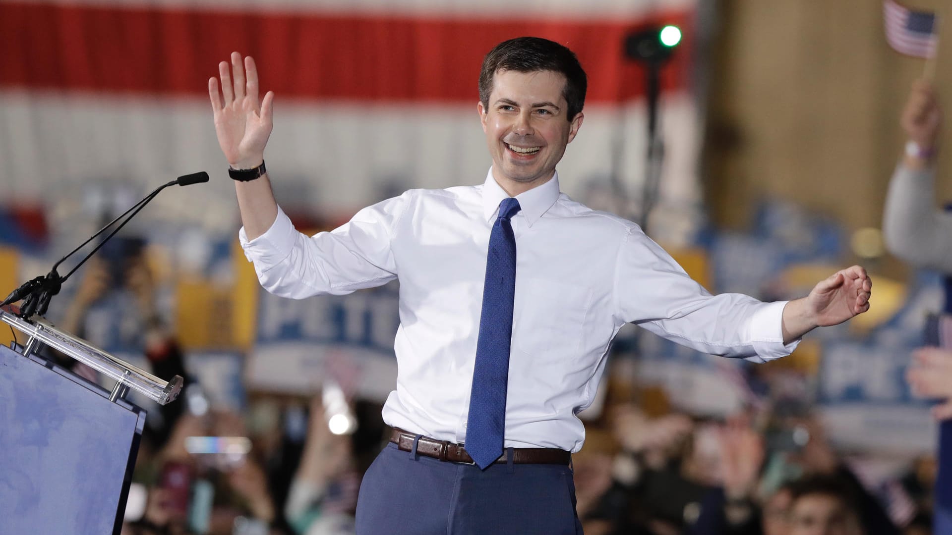 Pete Buttigieg hat den Wahlkampf eingeläutet.