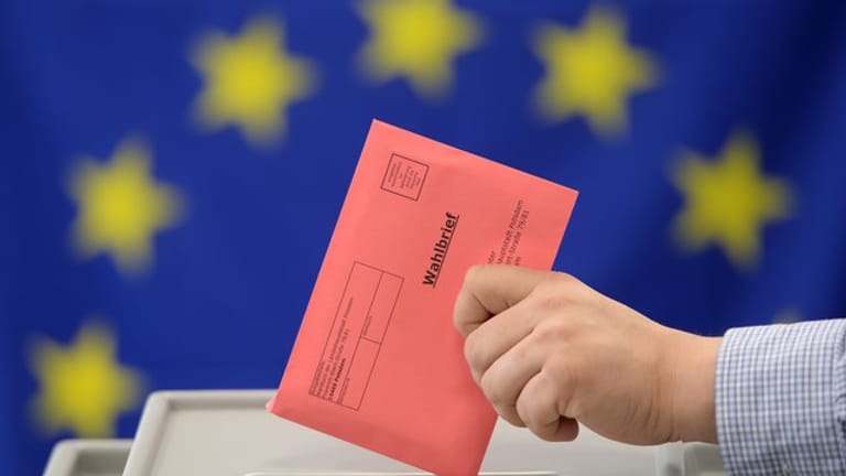 Eine Stimmabgabe für das Europäische Parlament.