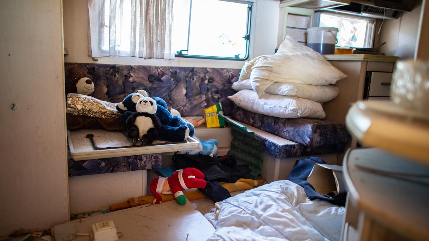 Ein Wohnwagen auf dem Campingplatz in Lügde: Über 40 Kinder sollen missbraucht worden sein.