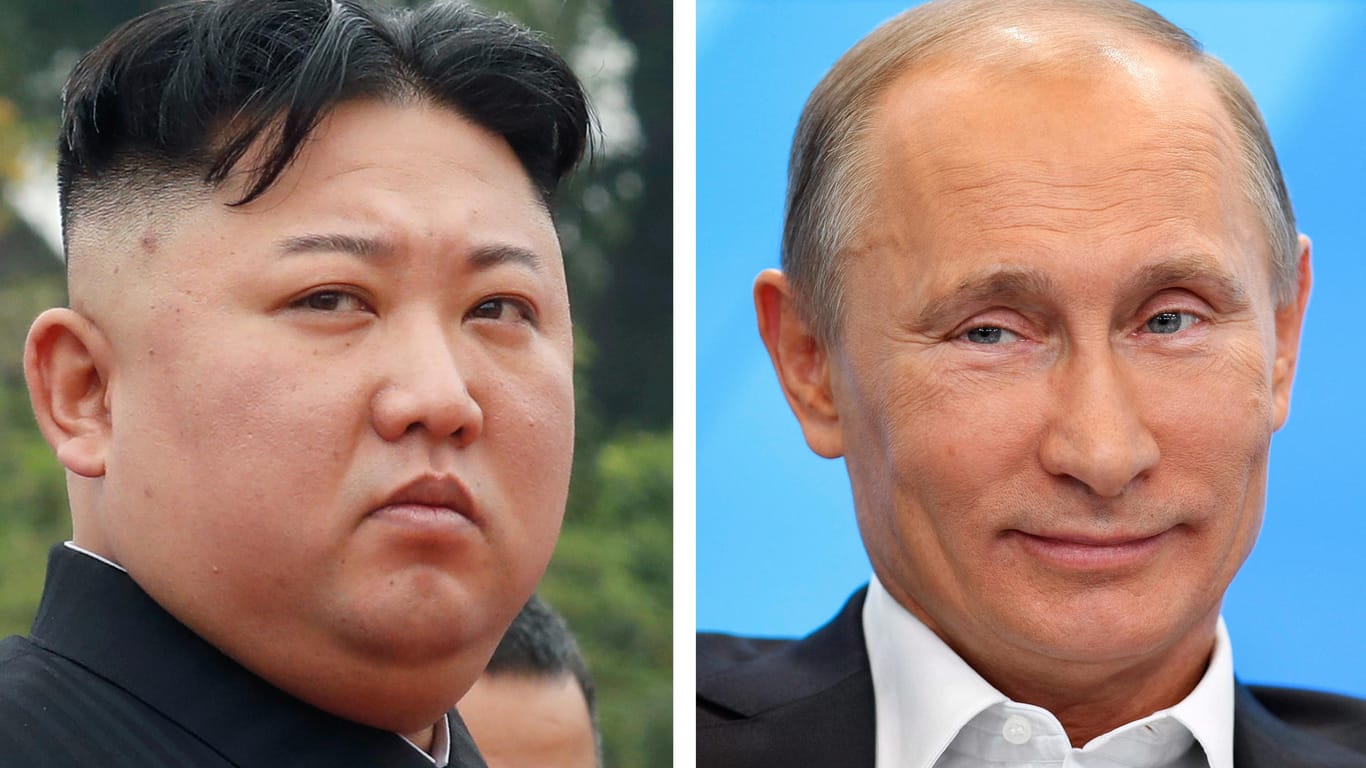 Kim Jong Un und Wladimir Putin: Die Staatschefs wollen sich offenbar verabreden.