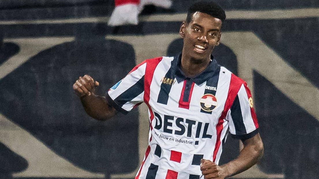 Tore wie am Fließband: Alexander Isak jubelt im Trikot von Willem II.