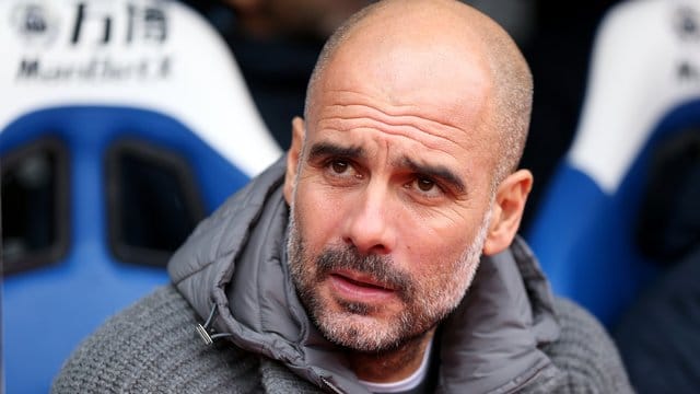 Kurz vor dem Champions-League-Rückspiel gegen Tottenham steht Man-City-Trainer Pep Guardiola unter Druck. Kurz vor dem Champions-League-Rückspiel gegen Tottenham steht Man-City-Trainer Pep Guardiola unter Druck.