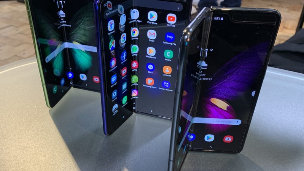 Vorstellung des neue Samsung Galaxy Fold Smartphone in London: Ab Anfang Mai 2019 im Handel.