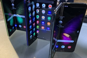 Vorstellung des neue Samsung Galaxy Fold Smartphone in London: Ab Anfang Mai 2019 im Handel.