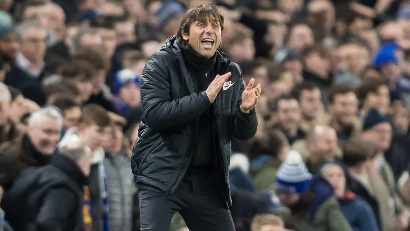 Gefragt: Antonio Conte, hier noch als Chelsea-Trainer im Februar 2018.