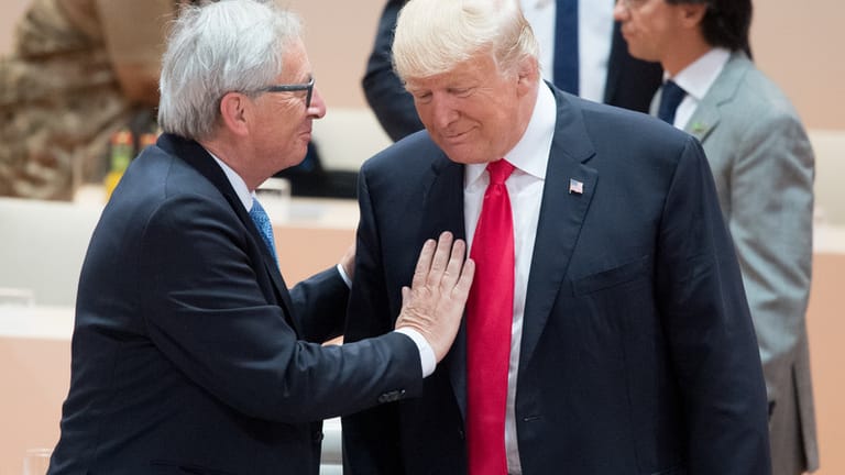 EU-Kommissionspräsident Juncker, US-Präsident Trump.
