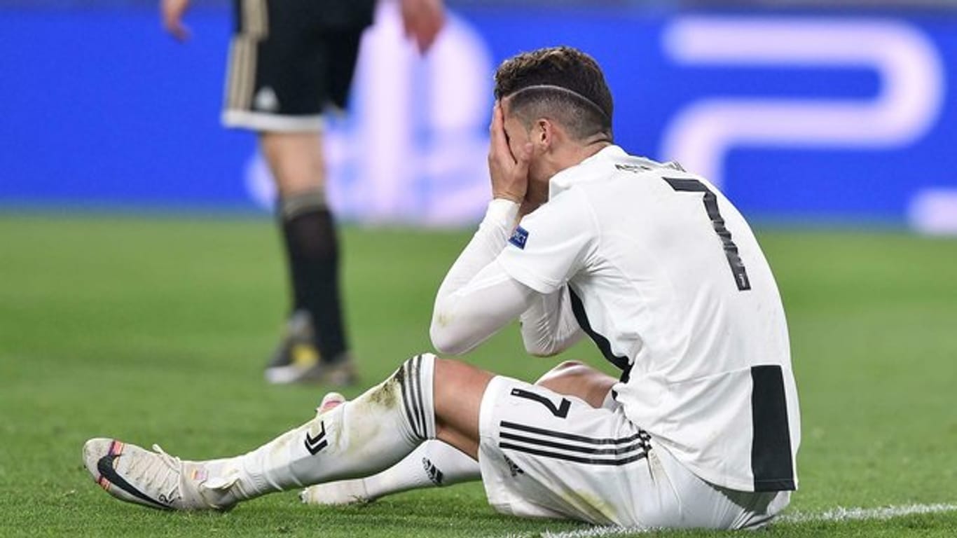 Cristiano Ronaldo scheiterte mit Juventus an Ajax.