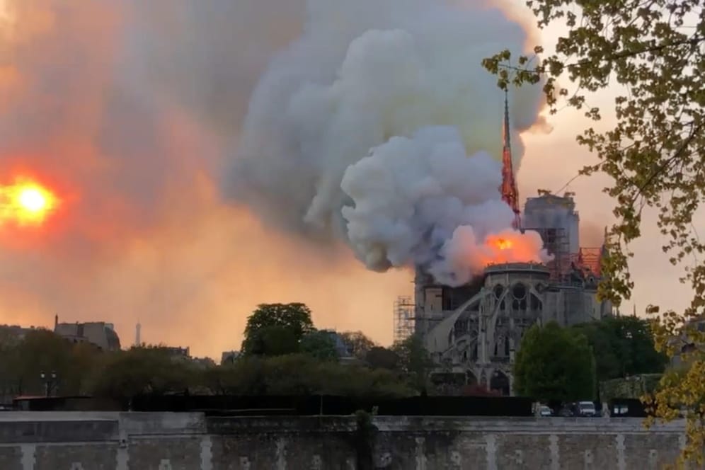 Notre-Dame: Mehr als 14 Stunden dauerten die Löscharbeiten.