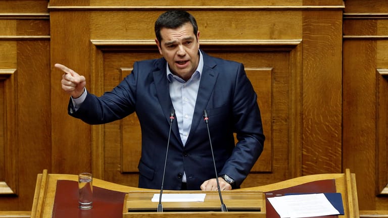 Griechenlands Regierungschef Alexis Tsipras: Das Parlament in Athen hat sich für Reparationsforderungen ausgesprochen.