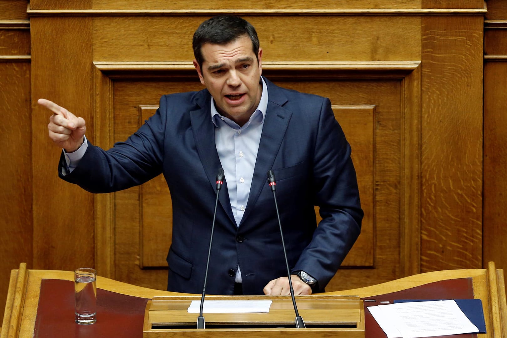 Griechenlands Regierungschef Alexis Tsipras: Das Parlament in Athen hat sich für Reparationsforderungen ausgesprochen.