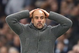 Trainer Pep Guardiola verpasste mit Man City erneut das Halbfinale der Champions League.