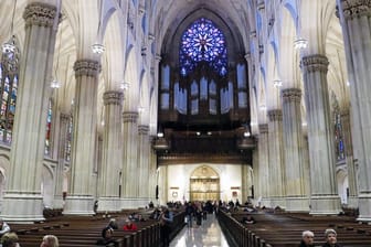 Innenansicht der St. Patrick's Cathedral: Sie zählt zu den Wahrzeichen New Yorks.
