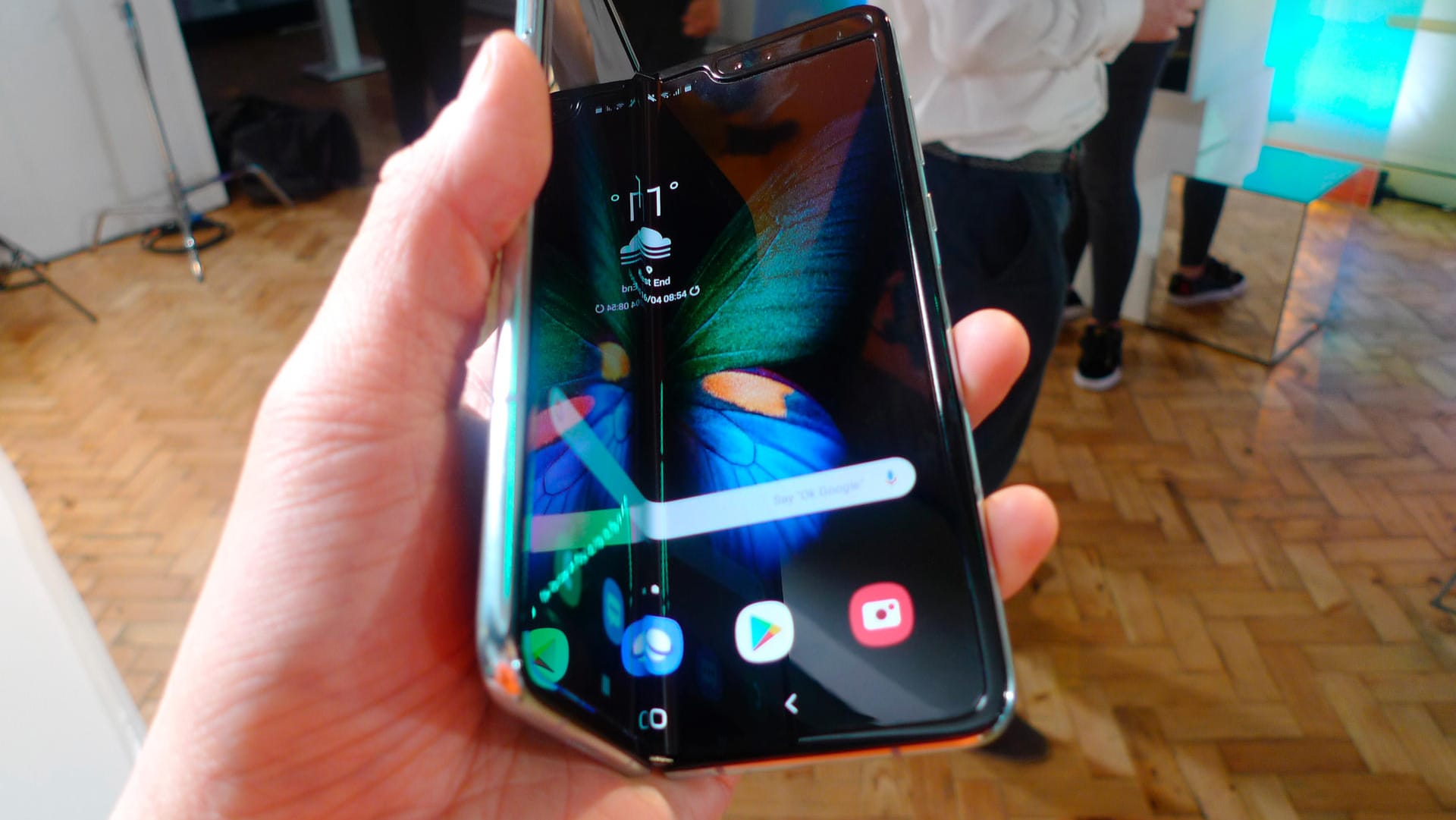 Samsungs Galaxy Fold: Probleme mit der "Schutzfolie".