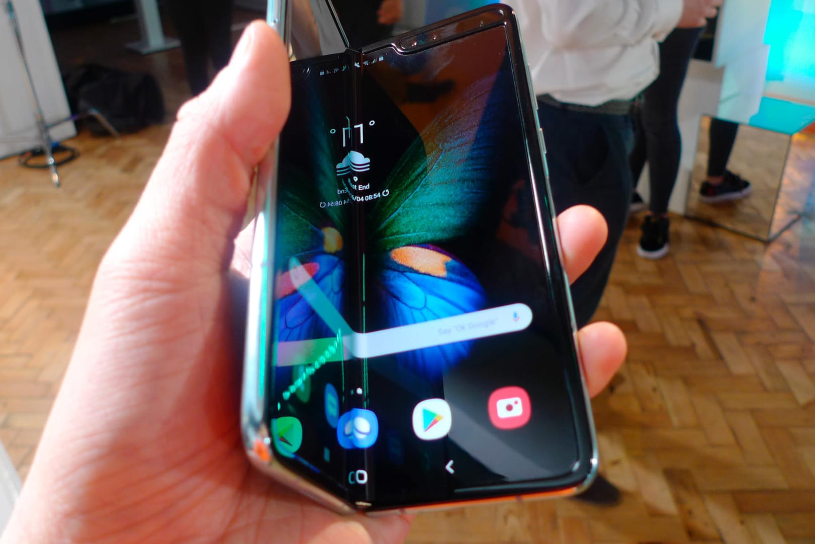 Samsungs Galaxy Fold: Probleme mit der "Schutzfolie".